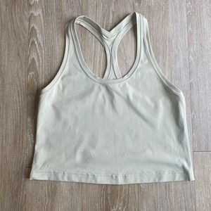 Lululemon Athletica Tan/Beige Racerback Tank Top